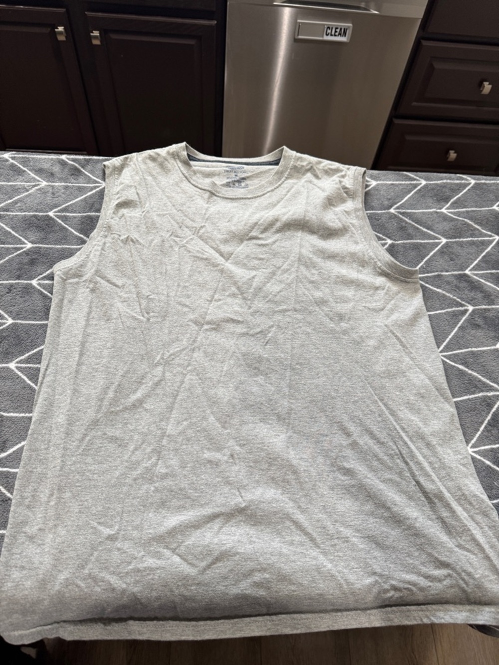 Fruit of the Loom Gray Men’s Tank Top